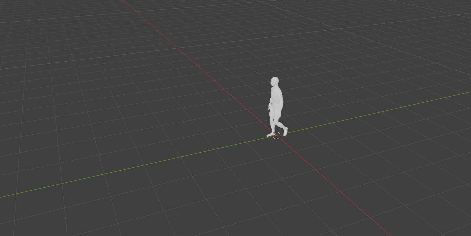 A chained Motion Flow animation that walks forward, jumps, then turns and kicks
